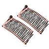 2Pcs Banana Hair Clips Metal Woven Thread Easy   Simple Stylish Vintage Clincher Comb for   Travel Family