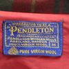 PENDLETON 60s 70s vintage check Long sleeve Wool jacket M Red series Men's Used