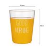 2Pcs Glass Cups Tea Coffee Mug Breakfast Milk Juice Cup Iced Beer Latte Mug Salad Dessert Smoothie Cup Summer Drinking Glasses