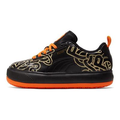 Pronounce x Suede Mayu Černé Oranžové Dámské Tenisky 381262-01