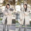 Cappotto in cotone alla moda in stile coreano di grandi dimensioni con abiti larghi