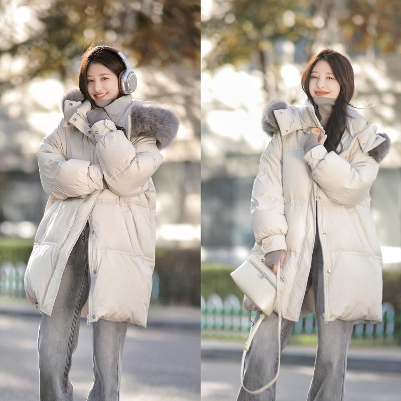 Cappotto in cotone alla moda in stile coreano di grandi dimensioni con abiti larghi