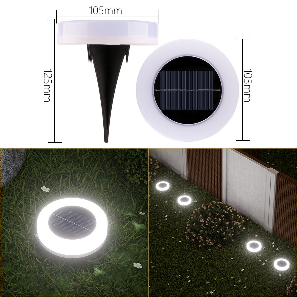 Solar Waterproof Ground Lamp for Garden, Courtyard, Villa, and Landscape Decoration.