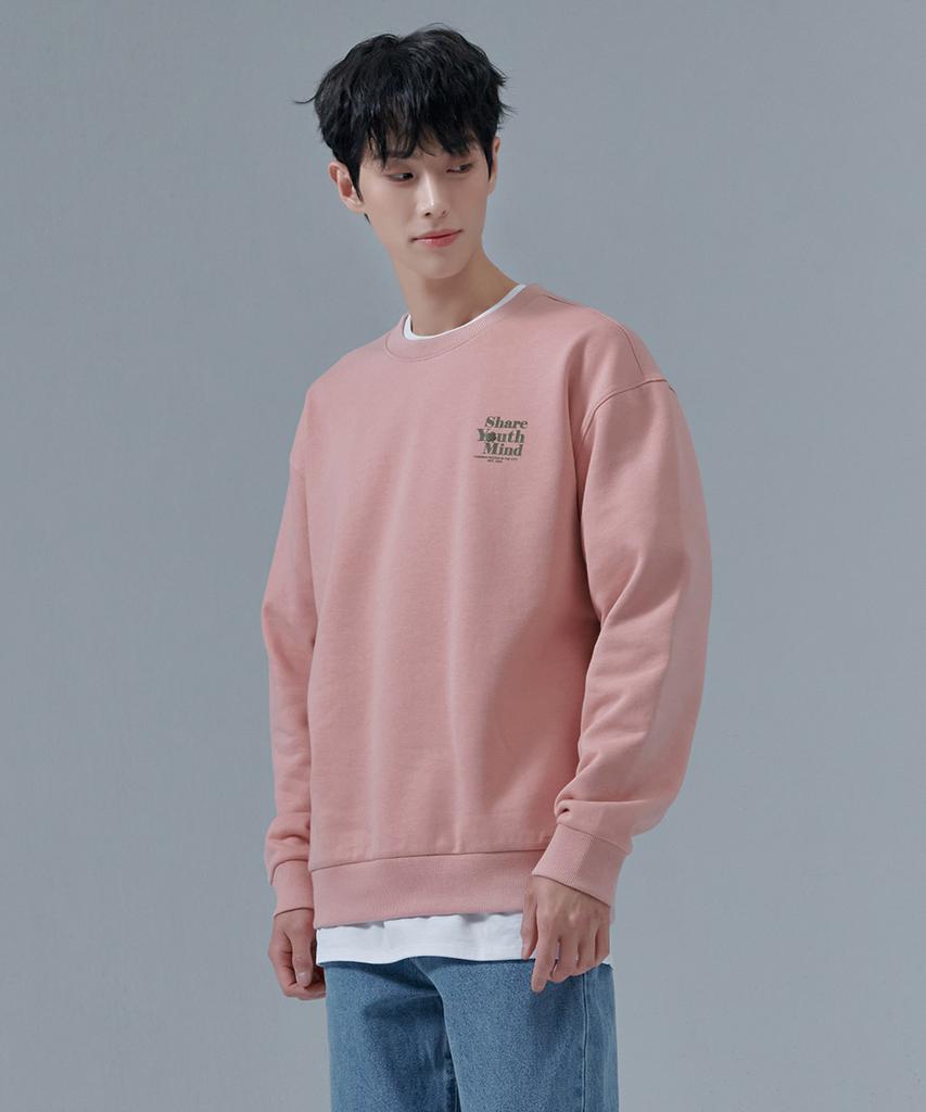 CHASECULT Unisex Chest Graphic Fleece Sweatshirt-Cfzu5106C0P