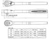 SIGNET Drive Head Ratchet Handle 12560 3/8 Ultra-Small