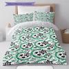Maccabi-Haifa Pattern Bedding Quilt Set Quilt Cover Pillowcase Home Decoration Gift (1 * duvet cover + 2 * pillowcase, without core)