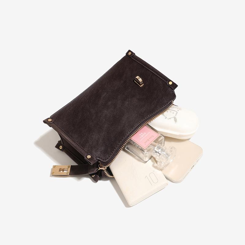 Korean Version Of Niche Matte Fashion Trend New Small Square Bag Women'S Korean Version Ins Foreign Style High Value Temperament Messenger Bag