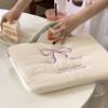 Cute embroidered bow ipad tablet laptop storage bag