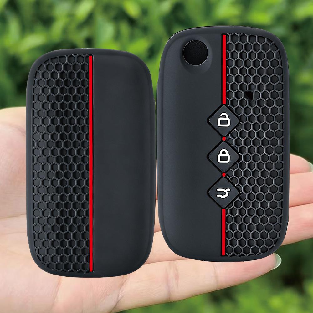 Silicone Remote Car Key Case For Wuling Hongguang S Baojun 510 730 360 560 Rs-5 530 630 Chevrolet Aveo Trax Groove Captiva