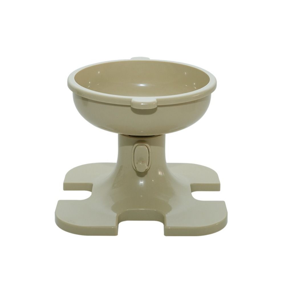 Height Adjustable Raised Cat Bowl Neck Protection Cat Food Plate Tilted Dog Feeding Bowl for Pet