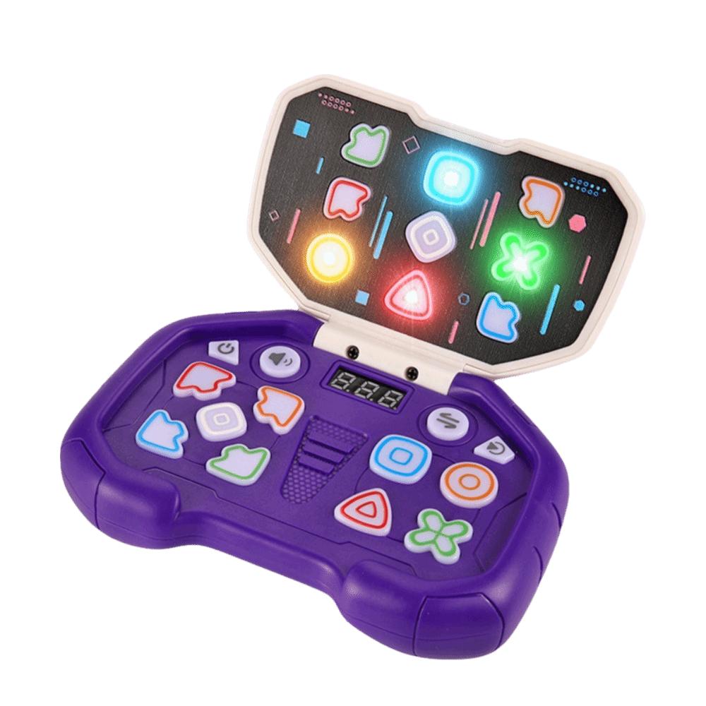 Flip Design Training Game Machine Flashing Lights Rhythm Dance Game Rhythm Master  Stress Relief фиолетовый