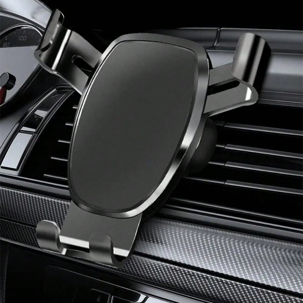 Car Phone Holder – Gravity-Induced Air Vent Mount with Triangular Mirror Design (Smartphone Bracket)