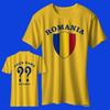 Personalised Romania Football Shirt with Any Name & Number