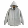 202 European and American Winter Retro Sweater Zipper Sweatshirt Fashion Long Sleeve Street Parka Women Outside