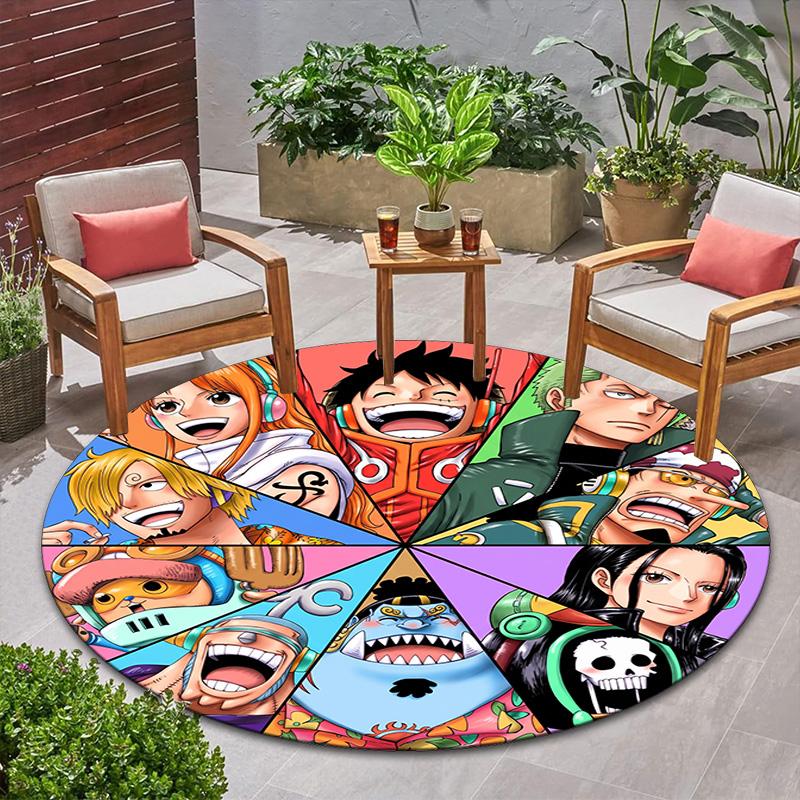 Cute Monkey D. Luffy from the Japanese manga ONE PIECE carpet is soft, home, bedroom, door mat decoration, and non slip carpet E16