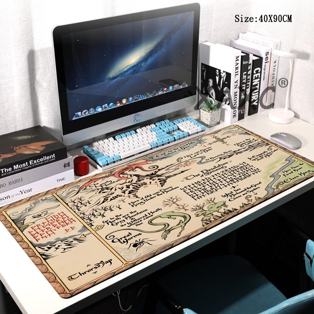 HYBXAXC Game Map Mouse Pad Large Size Rubber Base Anti-slip PC Desk Accessories Mousepad for Gamer Keyboard Mats Decor Mat