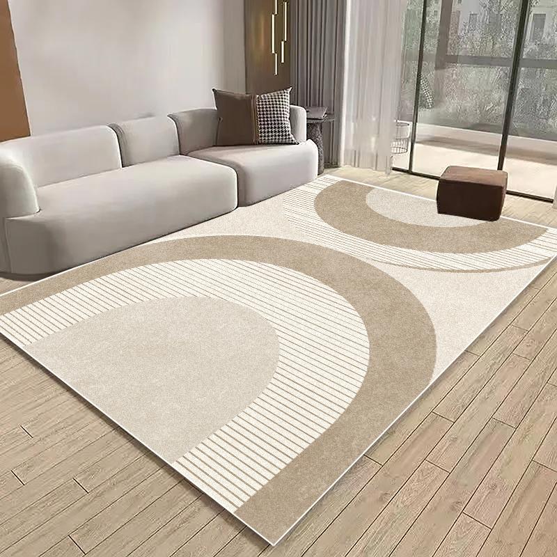 Modern Simple Carpet for Living Room Large Area Decoration Rug Non-slip Bedroom Lounge Light Luxury Rugs Washable Sofa Table Mat