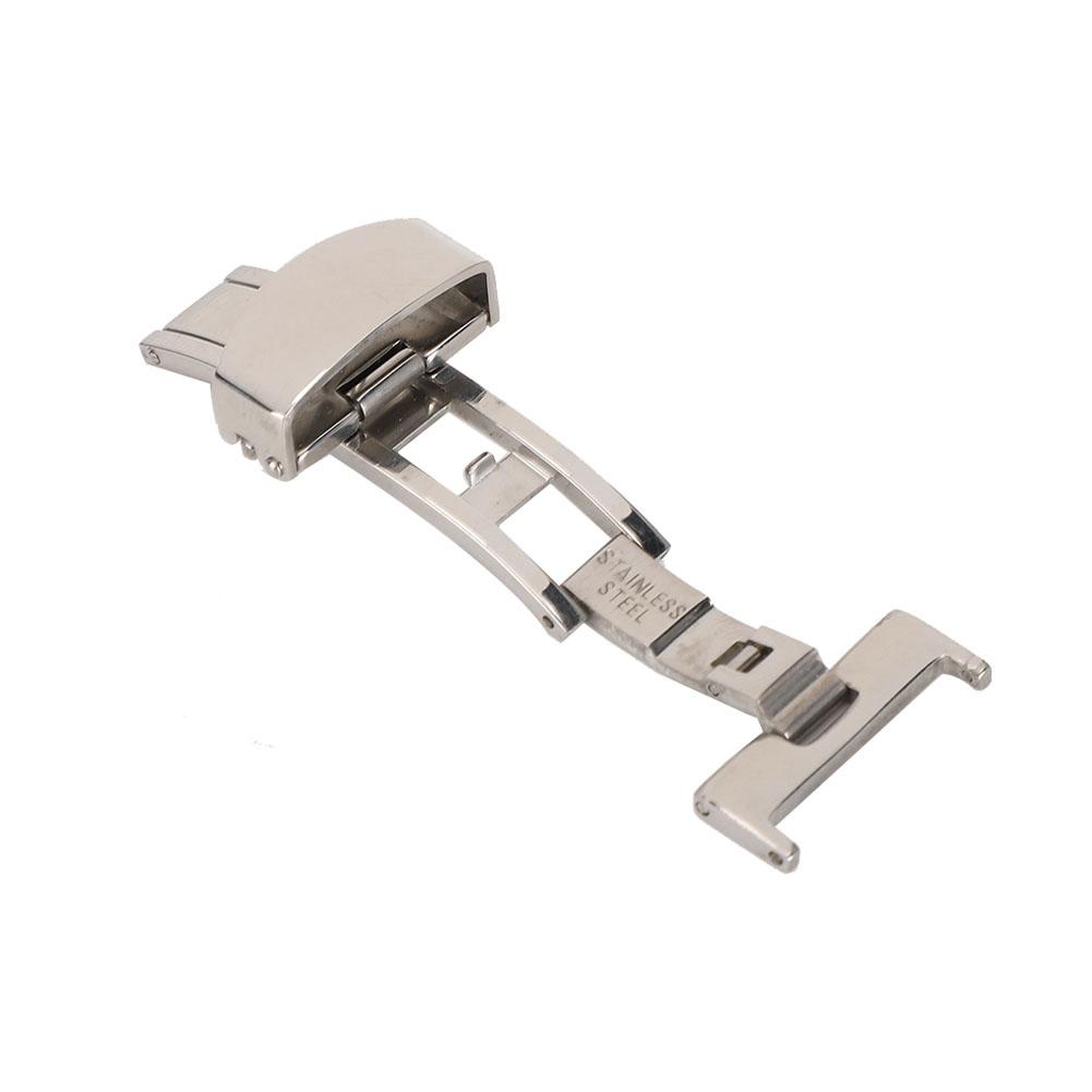 Stainless Steel Wear Resistant Watchband Buckle Watch Strap Clasp Replacement Accessory(14MM )