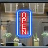 Ultra Bright LED Open Signs for Business, 16’’x 9’’ Neon Open Sign, Vertical Light up Sign with ON/OFF Switch adapter for Window Bars Cafes