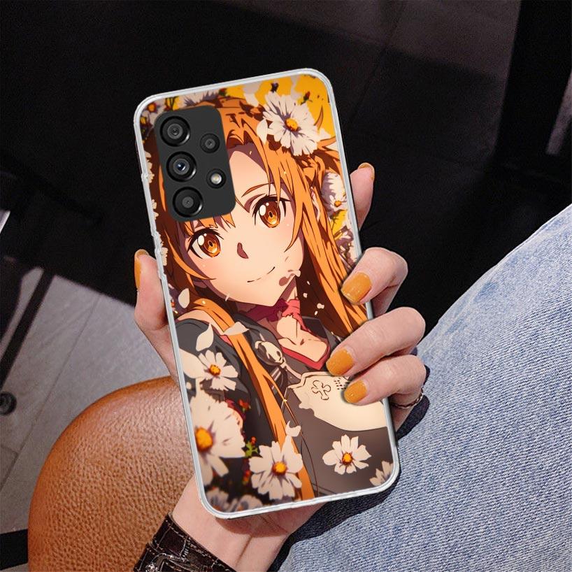 Anime Sword Art Online SAO Phone Case For Samsung Galaxy A52 A32 A22 A12 A51 A31 A50S A30S A20S A10S Note 20 Ultra 10 Plus S10 A