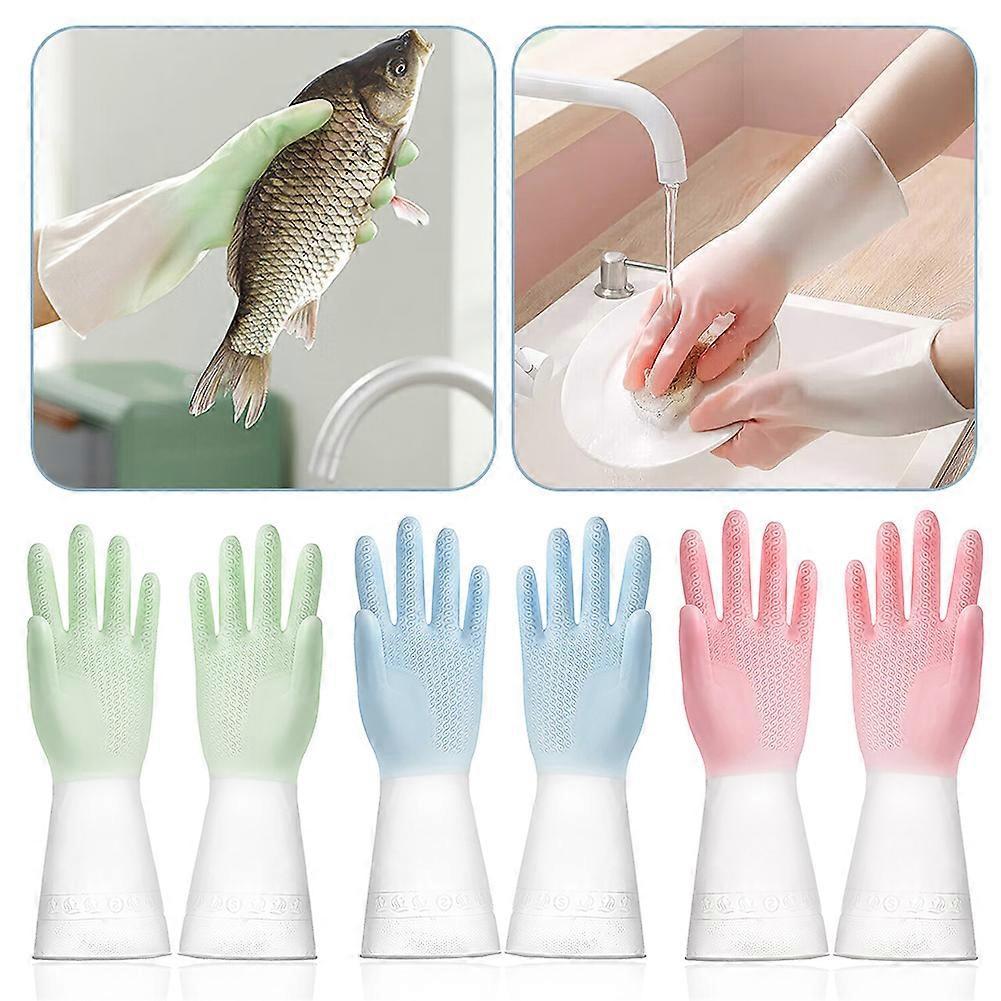 Multi Purpose Waterproof Gloves Waterproof Sturdy Household Cleaning Gloves for Laundry Room