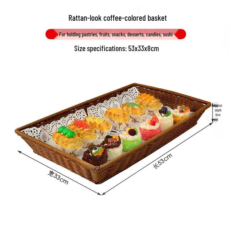 Double-Layer European Style Buffet Display Basket