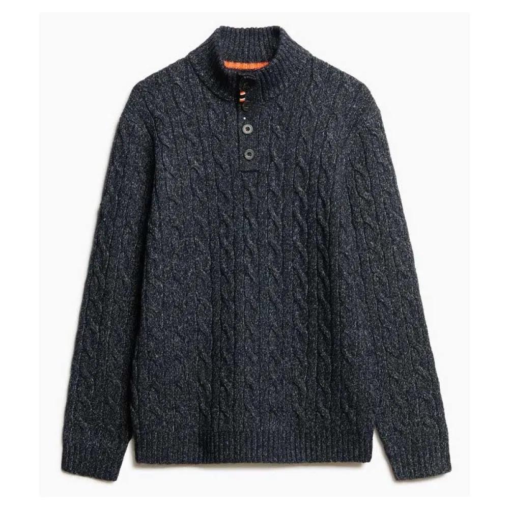 Superdry Свитер с высоким воротом Cable Button