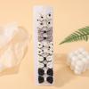 10Pcs Flowers Bows Hair Clip Set for Baby Girls Toddler Winter Printing Hairpin Mini Cotton Lace Handmade Kids Hair Accessories