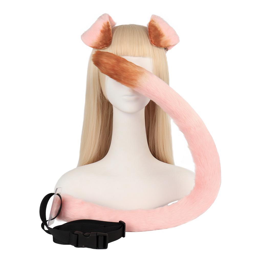 Operator Cheng Shan cos Cat ears and tail set cosplay Cosplay Plush Cat Ear Hair Clips