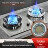 Universal Windproof Gas Stove Flame Concentrator and Energy-Saving Stand with Anti-Slip Support