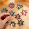 Retro Shell Brooch Pin With Star Shape For Fashion Accessories