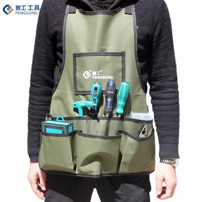 Borsa per attrezzi grembiule da elettricista Tasche portaoggetti regolabili Custodia impermeabile Kit di attrezzi