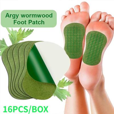 Juego de 1/10/30/50 piezas Parches para pies de ajenjo Almohadillas Limpieza de pies Adhesivo herbal Pies Ca