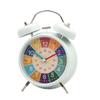 Popular Household Classic Bell Alarm Clock Junior High School Students Dormitory Learning with Simple Metal Bell Alarm Clock