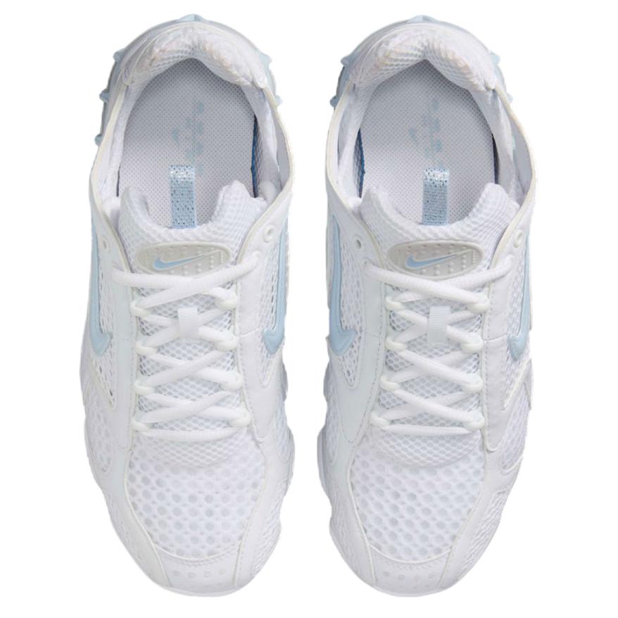 Nike Air Zoom Spiridon Cage 2 Bequem Vielseitig Rutschfest Langlebig Niedrig geschnitten Lifestyle Freizeit Schuhe Damen Sneaker Weiß Blau IH2037-100