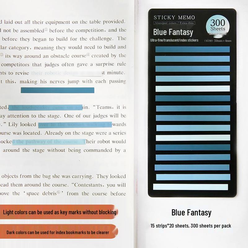 Triangle & Round Segmented Pull-out Strong Adhesive Sticky Notes for Memos