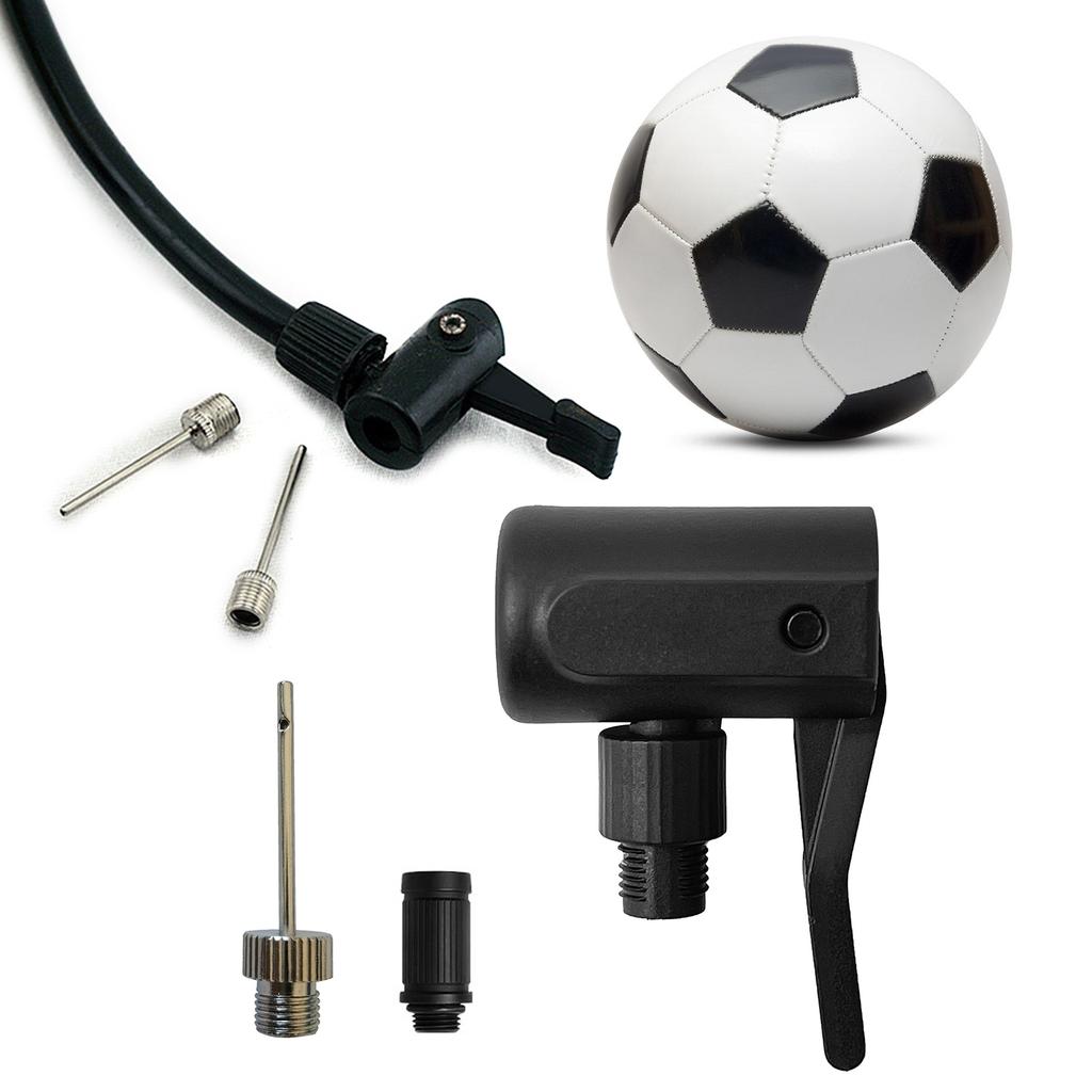 Set di Adattatori per Pompa d'Aria per Gonfiare Palloni, Pneumatici, Gonfiabili, Palloni da Calcio e Biciclette