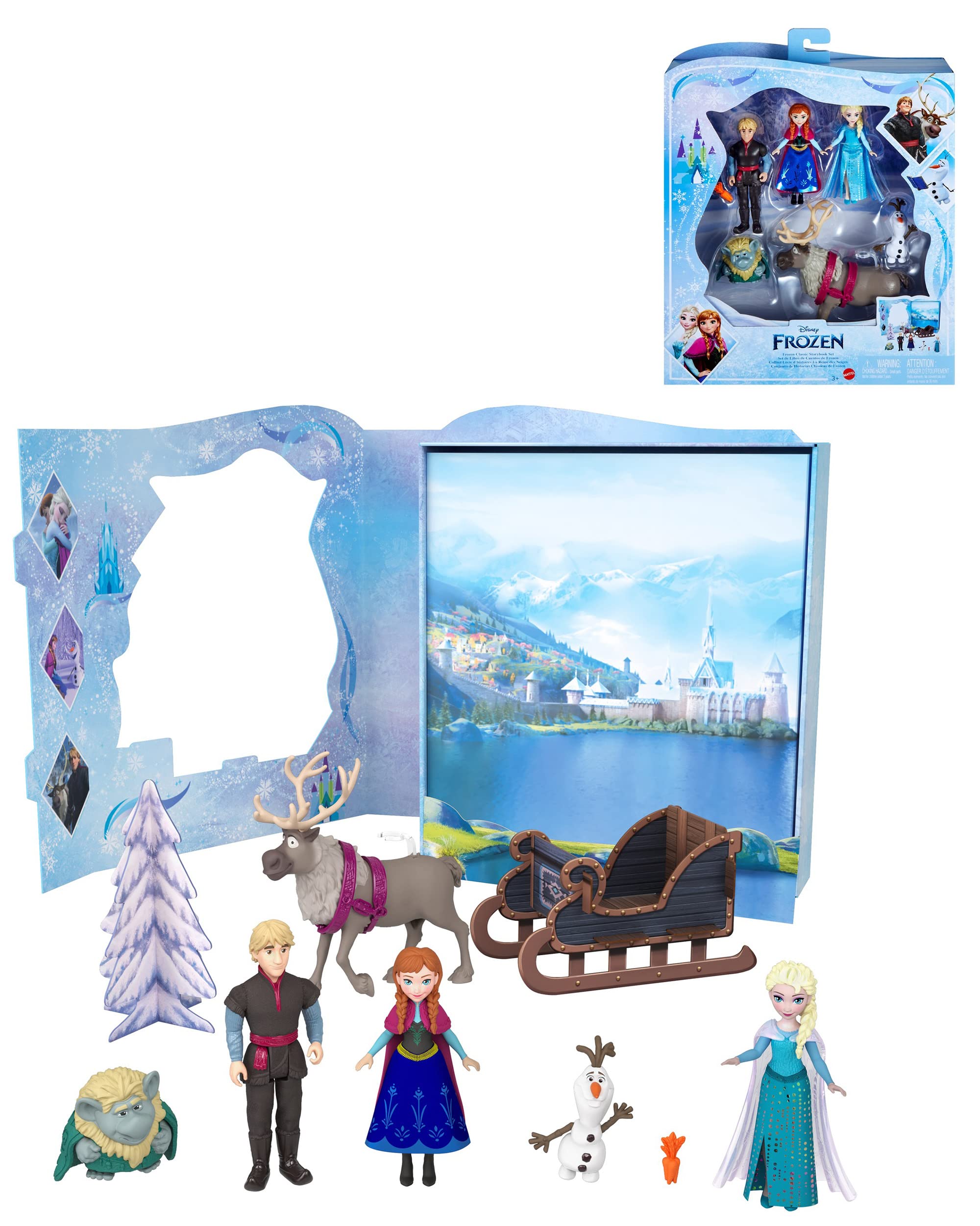 

Disney Frozen Classic Storybook (Мини-кукла) [Dress-up DollPlayset] [Ages 3 and up] HLX04