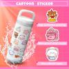 100 Cute Bear Stickers: Cartoon Stationery for Water Bottles & Notebooks