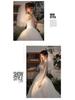 2025 Ethereal Korean Style Bridal Wedding Veil - Simple & Elegant Tulle Design