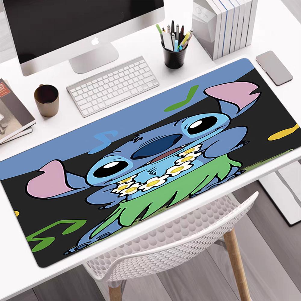 Stitch Theme Mouse Pad, Non Slip Rubber Base, Multifunctional Office & Home Decor, Perfect for Workspace Personalization.