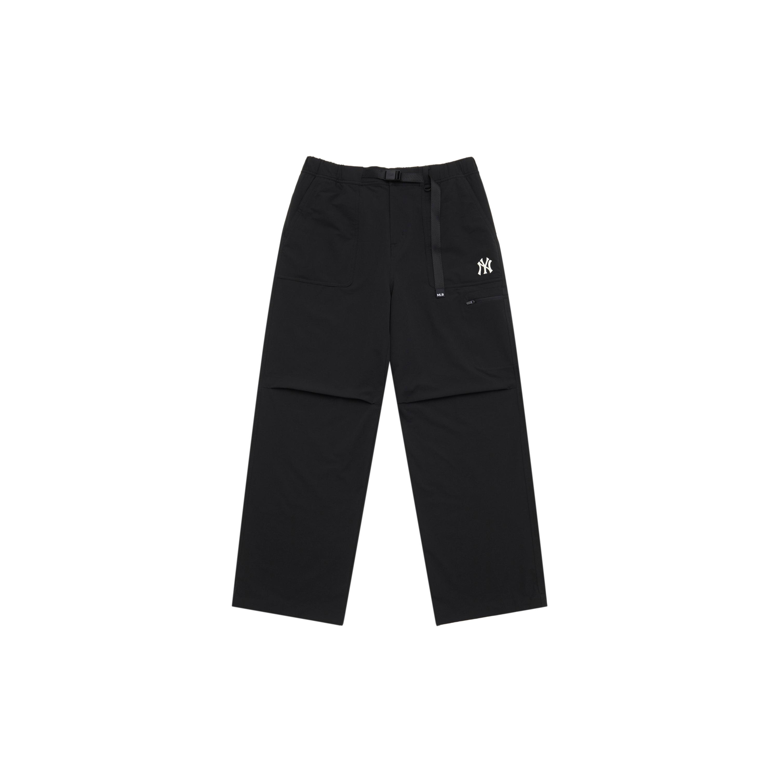 

New MLB New York Yankees Basic Collection FW24 Casual Pants Unisex Black 3AWPB0446-50BKS S