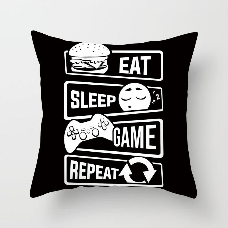 Valentine'S Day Love Pattern Throw Pillow Cover With Short Plush Print Living Room Sofa Decoration Cushion Cover Pillow Covers