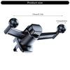 17MM Double Head Car Mobile Holder Accessory With 360 Degree Rotation And Adjustable Viewing Angle For Various Vehicle
