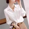 Elegant Versatile Long-Sleeved Professional Commuting Blouse (2026) - Age-Reducing White Shirt for Spring and Autumn Fashion