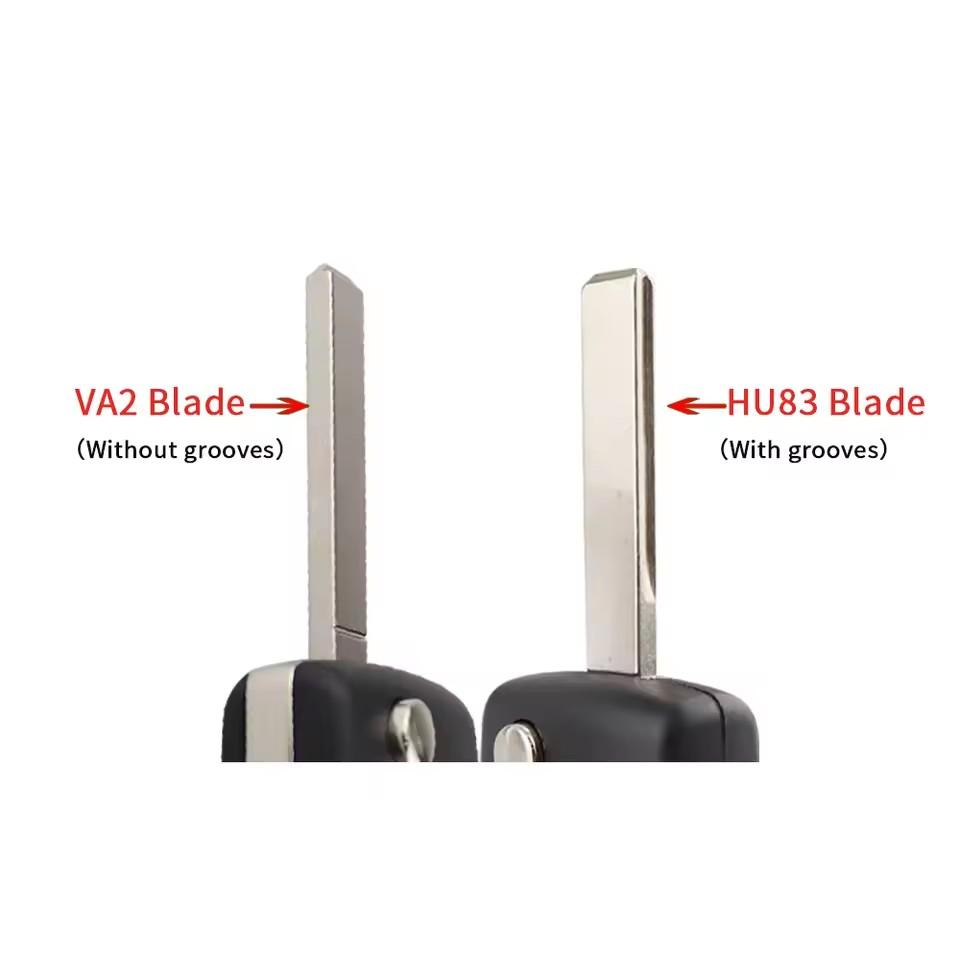 Remote Car Key Shell For Peugeot 208 307 406 308 206 306 307 407 807 207 607 107 Partner Key Case For Citroen C4 C2 Xsara C3 C8