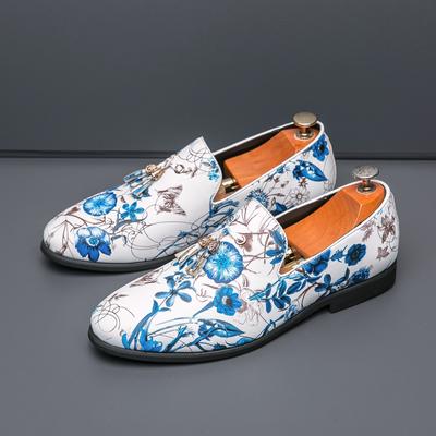 Fashion Fashionable Men Loafers Men One-legged Lightweight Breathable Designer Brand Leather Shoes Social Shoes Size 38-46 Men Shoes