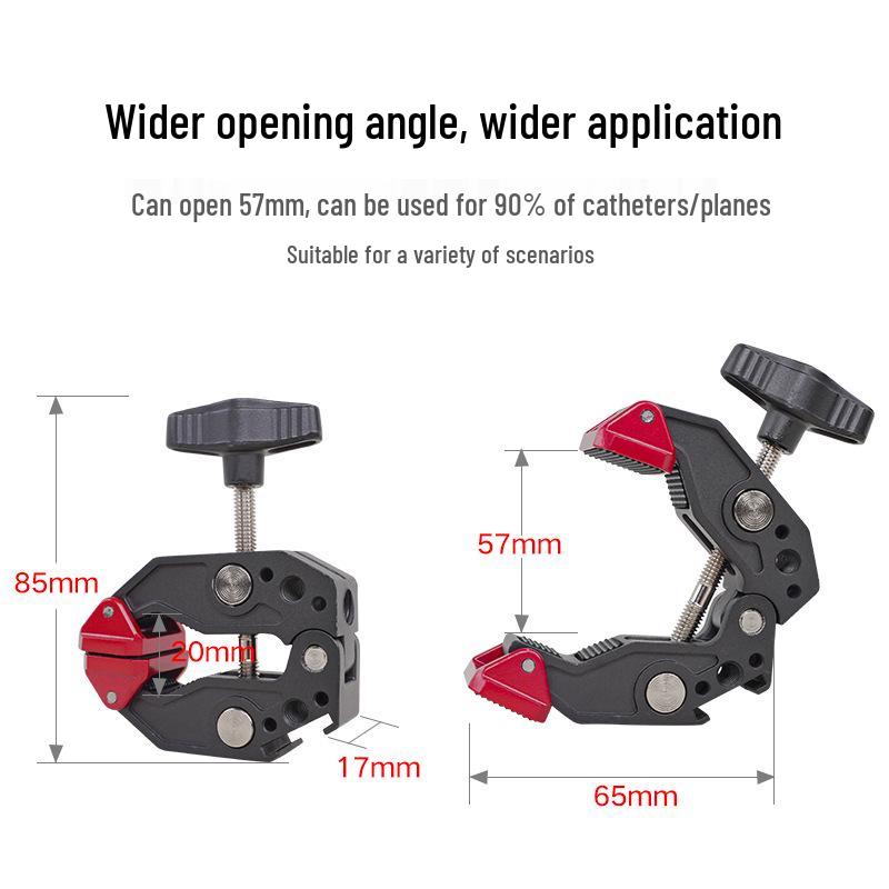 Universal DSLR Camera & Phone Tripod Arm Bracket for Top-Down Photography