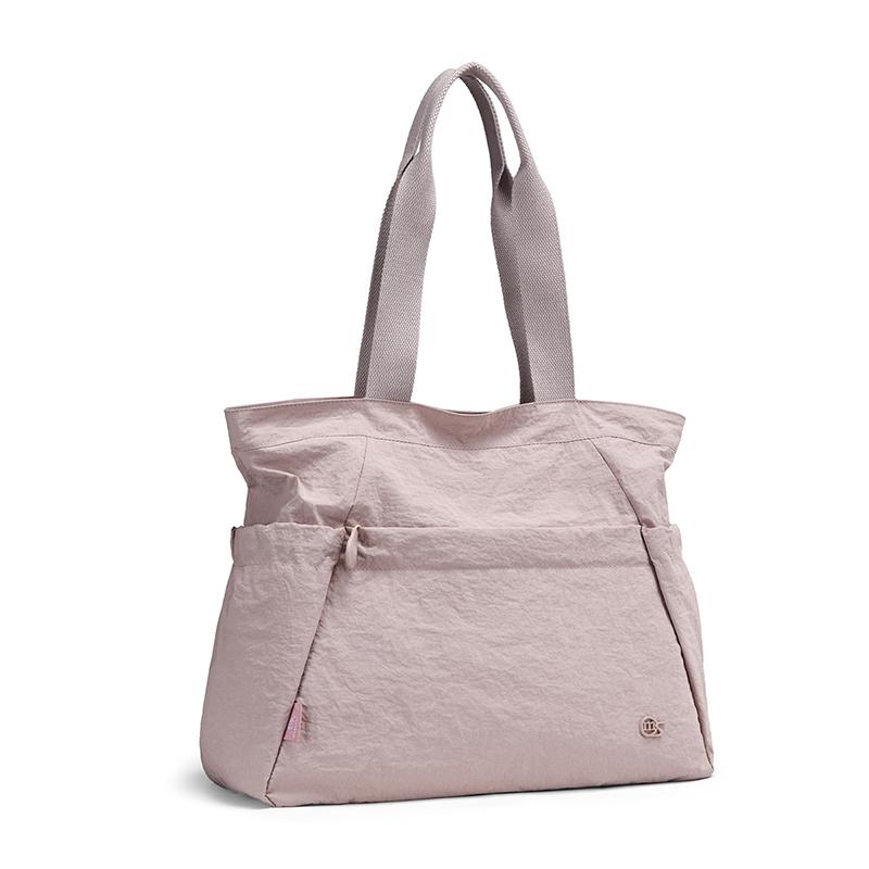 Large Capacity Nylon Tote Bag for Women, Lightweight Waterproof Shoulder Handbag with Multiple Pockets for Travel and Daily Commute