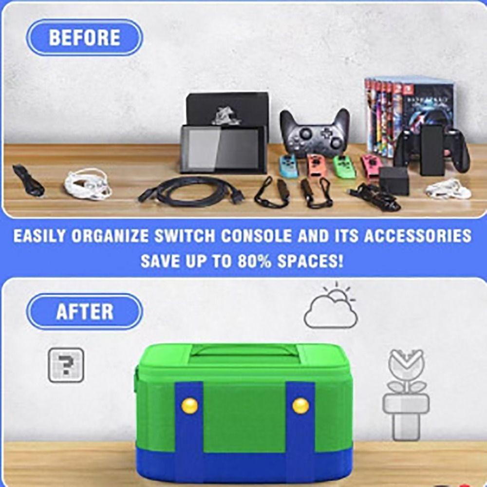 Large Capacity Storage Bag Portable Handbag New Carrying Protective Case for Nintendo Switch OLED